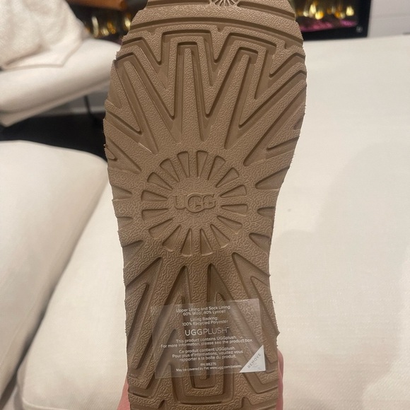 Women’s UGG Brown Furry Boots - Picture 3 of 6